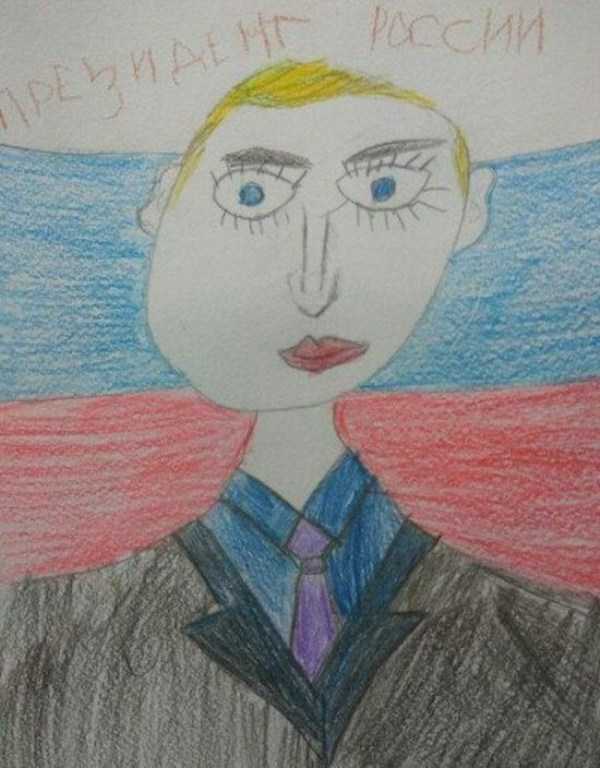 How Russian Kids See Vladimir Putin (27 photos)