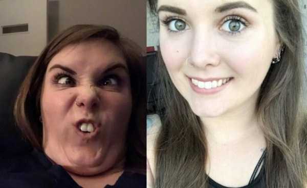 girls make faces 2