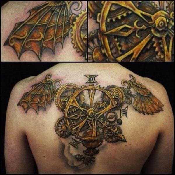 38 Fabulous Steampunk Tattoos (38 photos)