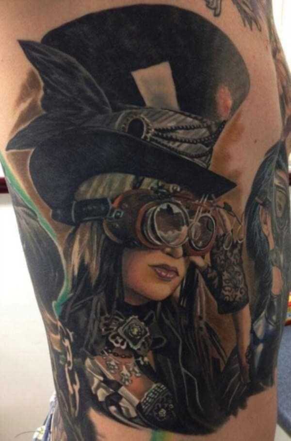 38 Fabulous Steampunk Tattoos (38 photos)