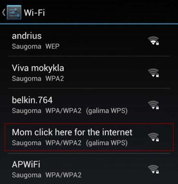 31 Genius WiFi Names (31 photos)