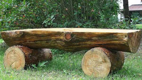 handcrafted log benches 17