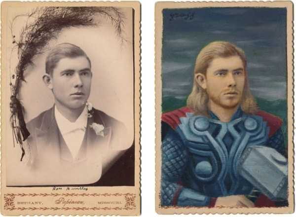 vintage portraits superheroes 71 600x440
