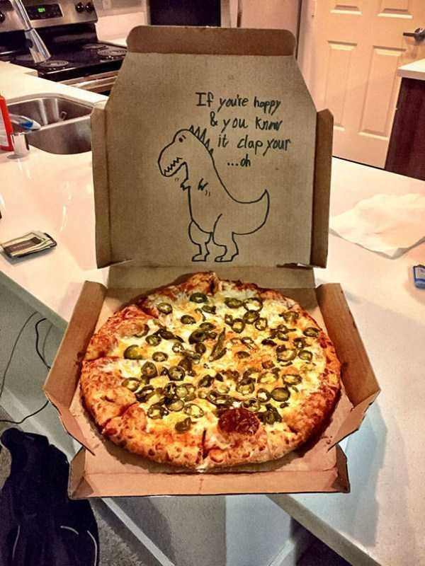 awesome drawings pizza boxes 17 600x800