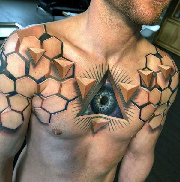 35 Mind Bending 3D Tattoos (35 photos)