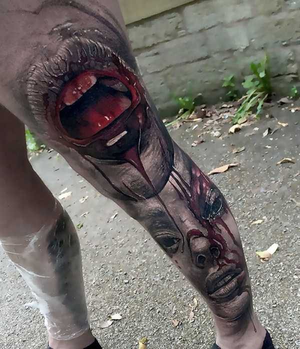 35 Mind Bending 3D Tattoos (35 photos)