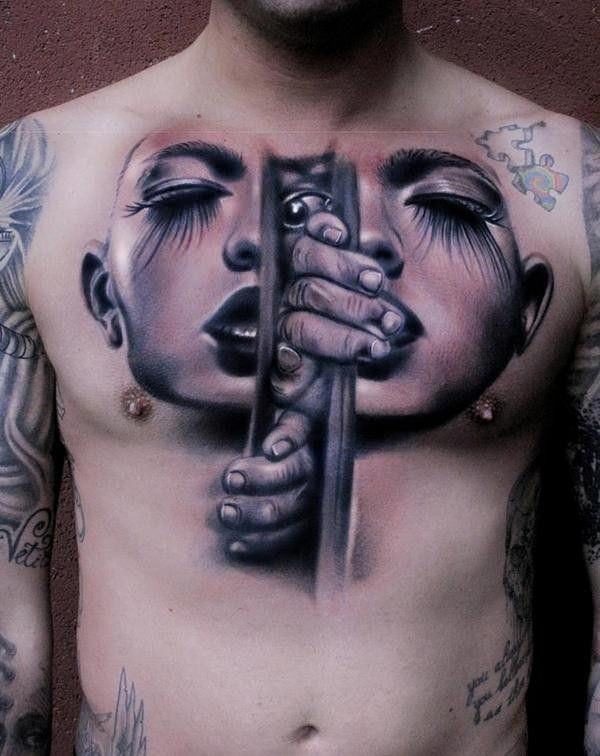 35 Mind Bending 3D Tattoos (35 photos)