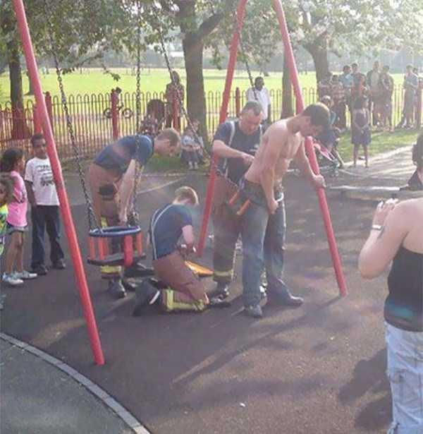Adults Vs. Kids Playgrounds (36 photos)