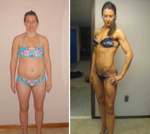 female body transformation 12 600x536 27 Awesome Female Body Transformations (27 photos)