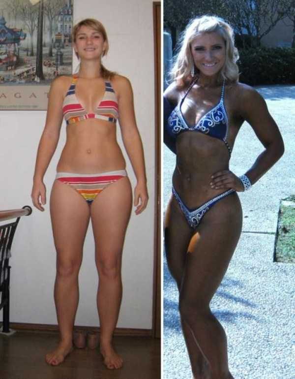 female body transformation 16 600x770 27 Awesome Female Body Transformations (27 photos)