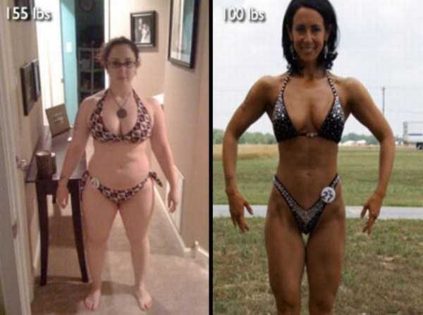 female body transformation 17 600x447 27 Awesome Female Body Transformations (27 photos)