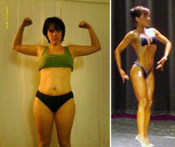 female body transformation 20 600x506 27 Awesome Female Body Transformations (27 photos)