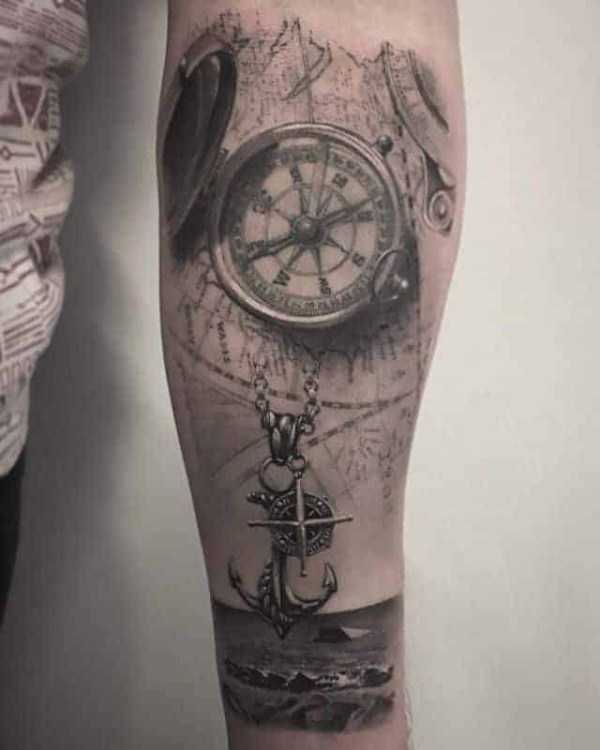 amazing 3d tattoos 10 42 Fantastic 3D Tattoos (42 photos)