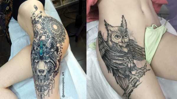 amazing 3d tattoos 11 42 Fantastic 3D Tattoos (42 photos)
