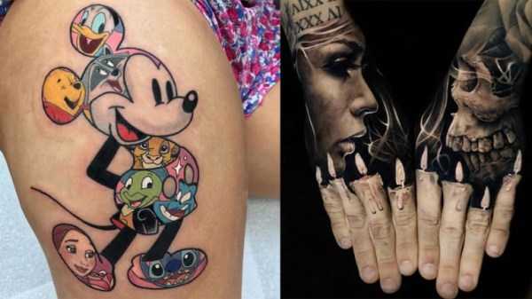 amazing 3d tattoos 13 42 Fantastic 3D Tattoos (42 photos)