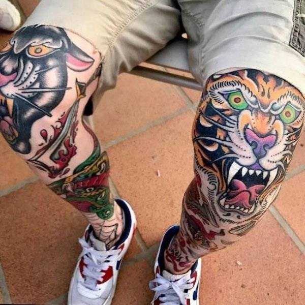 amazing 3d tattoos 14 42 Fantastic 3D Tattoos (42 photos)