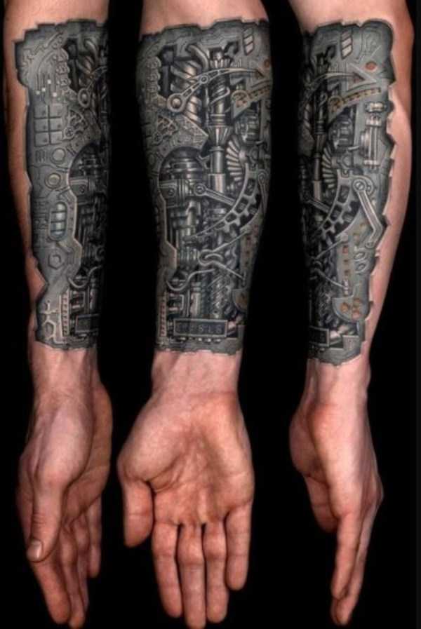 amazing 3d tattoos 15 42 Fantastic 3D Tattoos (42 photos)