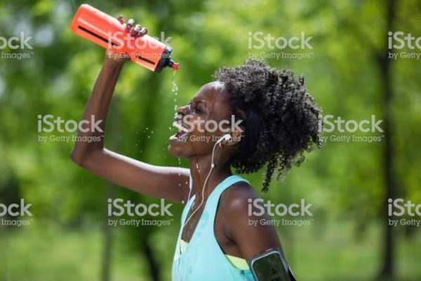 Women Drinking Water, According To Stock Photos (30 photos)