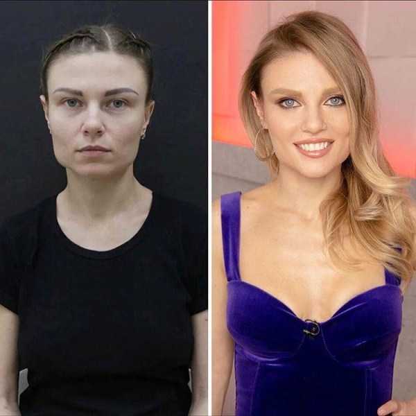 girls before after makeup 12
