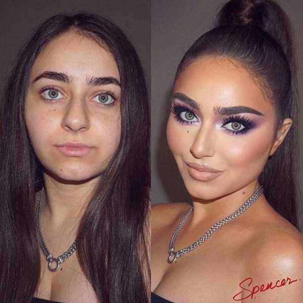 girls before after makeup 2