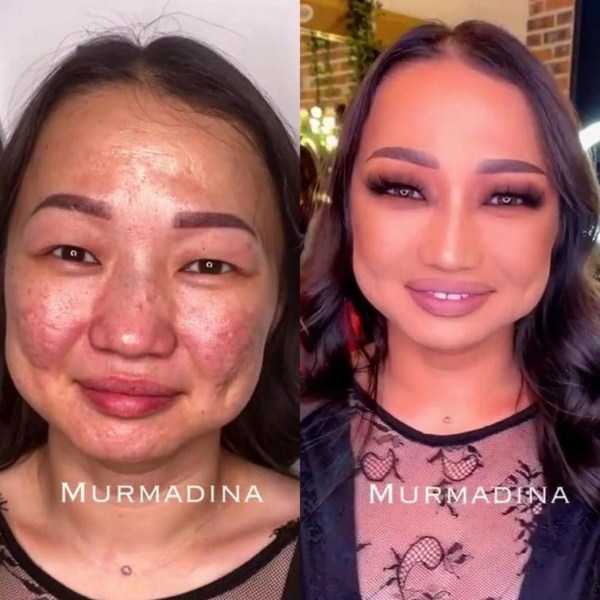 girls before after makeup 3