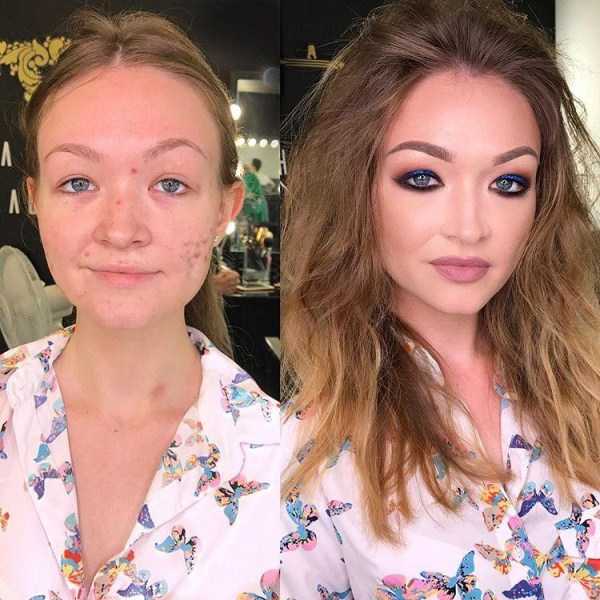 girls before after makeup 9