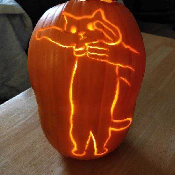 funny pumpkin carving 10