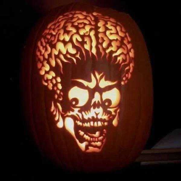 funny pumpkin carving 3