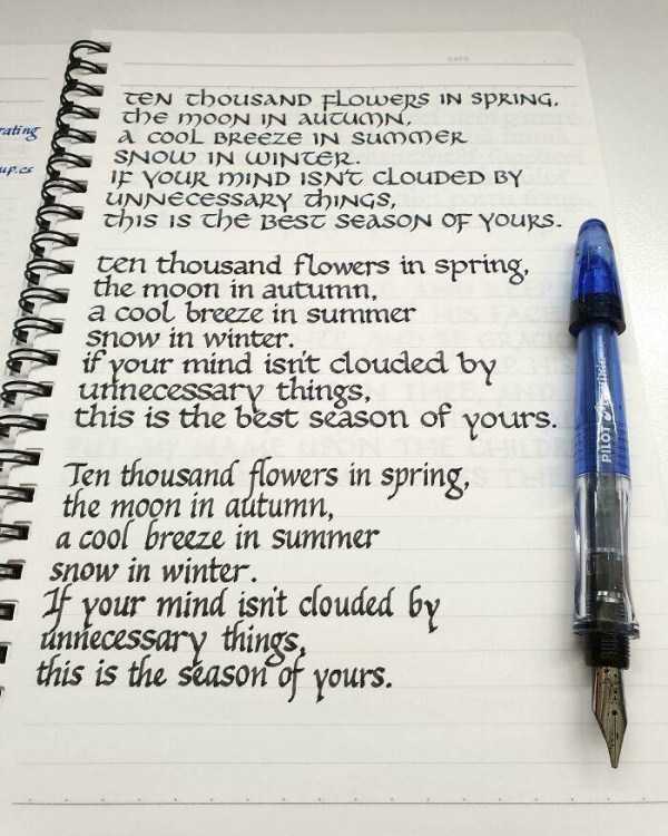 39 Examples Of Incredibly Cool Handwriting (39 photos)