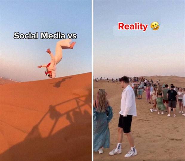 The Deceptive Facade of Social Media (23 photos)