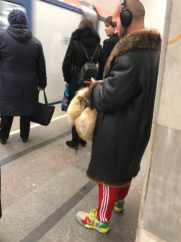 crazy fashion from russian subway 15 Weird Russian Subway Fashion #187 (36 photos)