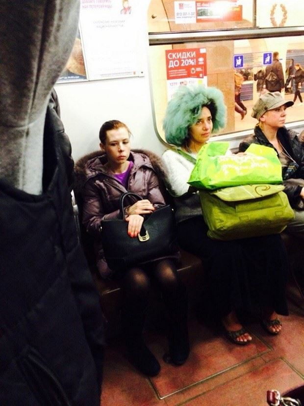 crazy fashion from russian subway 28 Weird Russian Subway Fashion #187 (36 photos)