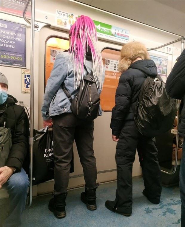crazy fashion from russian subway 33 Weird Russian Subway Fashion #187 (36 photos)