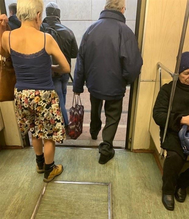 crazy fashion from russian subway 8 Weird Russian Subway Fashion #187 (36 photos)