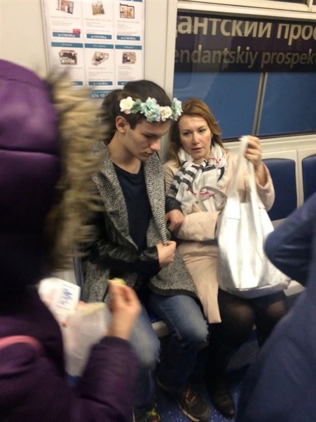 crazy fashion from russian subway 9 Weird Russian Subway Fashion #187 (36 photos)