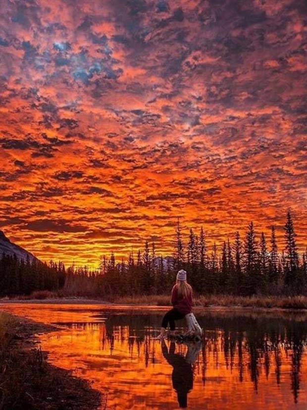 Enchanting Sunsets: Serenity in Golden Hues (20 photos)