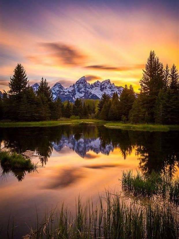 Enchanting Sunsets: Serenity in Golden Hues (20 photos)