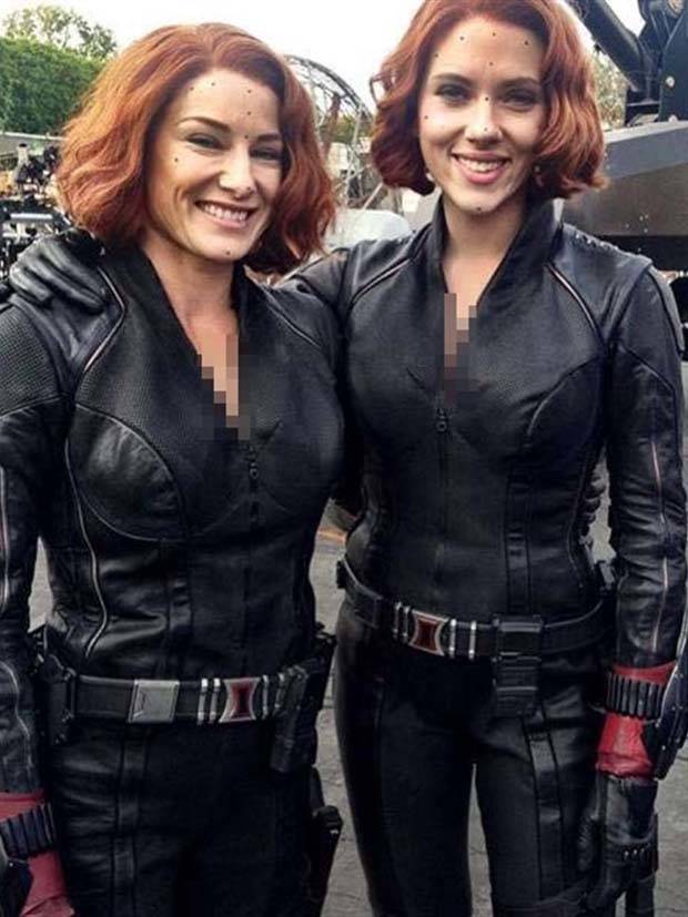 Famous Actors and Stunt Doubles in Film (44 photos)