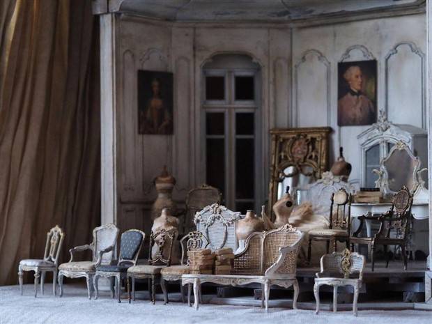 kiyomi miniature furniture 18 Kiyomi Crafts Realistic Miniature Antique Furniture (25 photos)