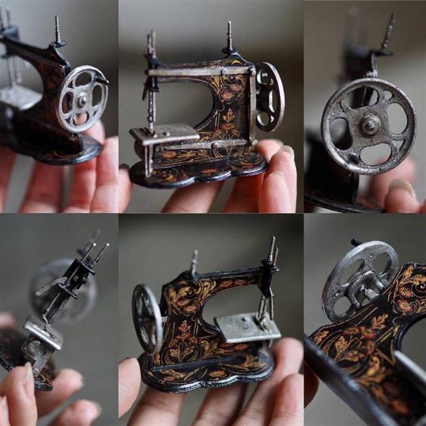 kiyomi miniature furniture 6 Kiyomi Crafts Realistic Miniature Antique Furniture (25 photos)