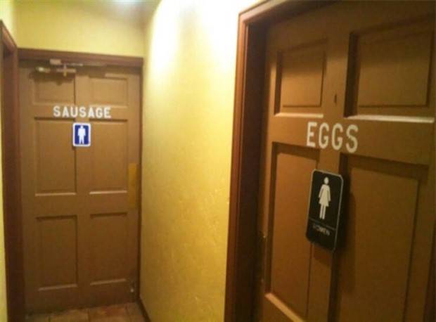 Humorous and Ingenious Toilet Signs (23 photos)