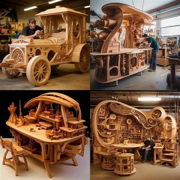 Stunning Woodworking Masterpieces (42 photos)