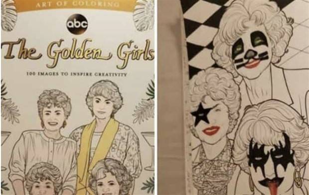 47 Kids' Coloring Books, Corrupted by Grown-Ups (47 photos)