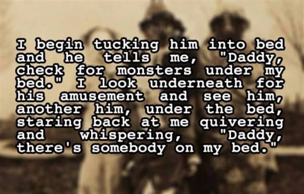 50 Bone Chilling Horror Stories Condensed into Just Two Sentences (50 photos)