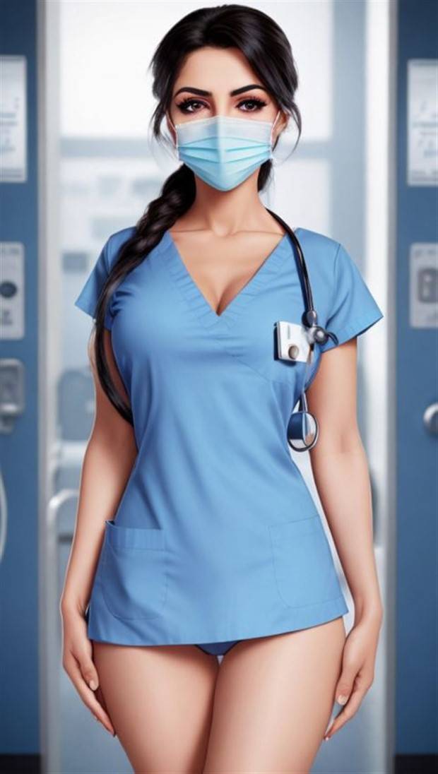 Nurse Portrayals by AI (18 photos)