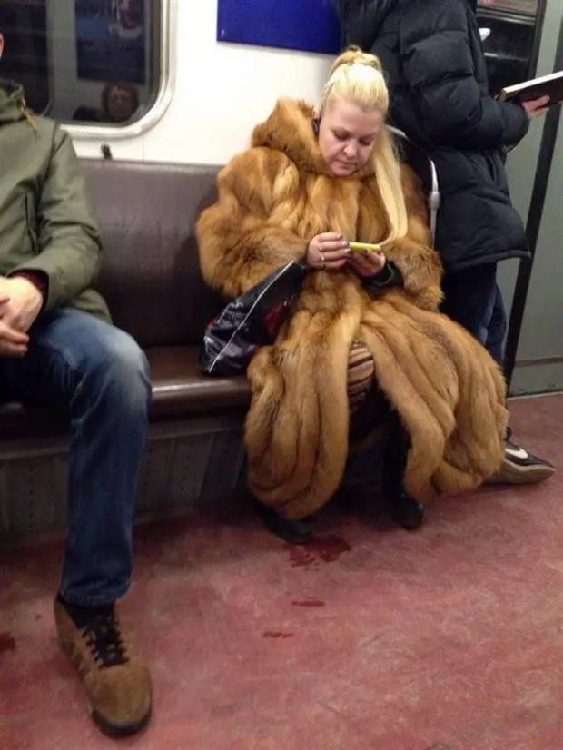 crazy russian subway fashion 23 Weird Russian Subway Fashion #192 (29 photos)