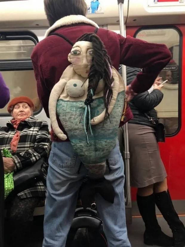 crazy russian subway fashion 27 Weird Russian Subway Fashion #192 (29 photos)