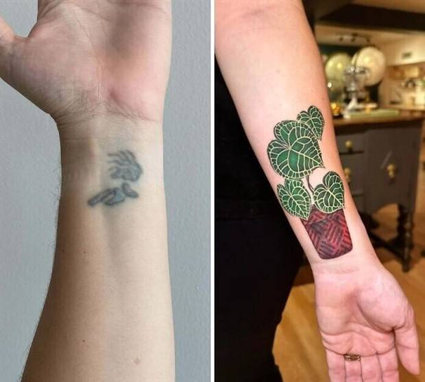 Reviving Ink: Enhancing Outdated Tattoos (32 photos)