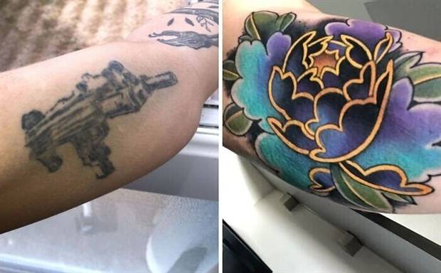 Reviving Ink: Enhancing Outdated Tattoos (32 photos)