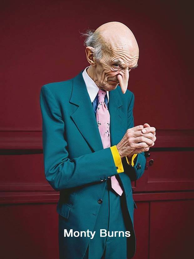 The Simpsons: Real Life Characters Generated by AI (24 photos)